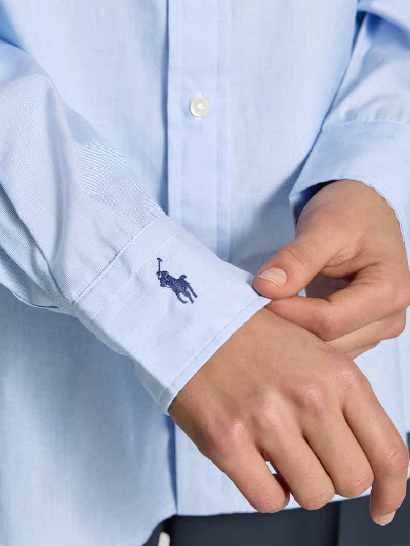 Polo Ralph Lauren Oversized fit overhemdblouse met kentkraag