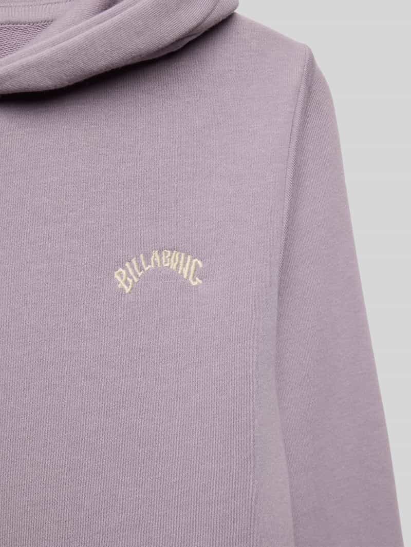 Billabong Hoodie met kangoeroezak en labelstitching