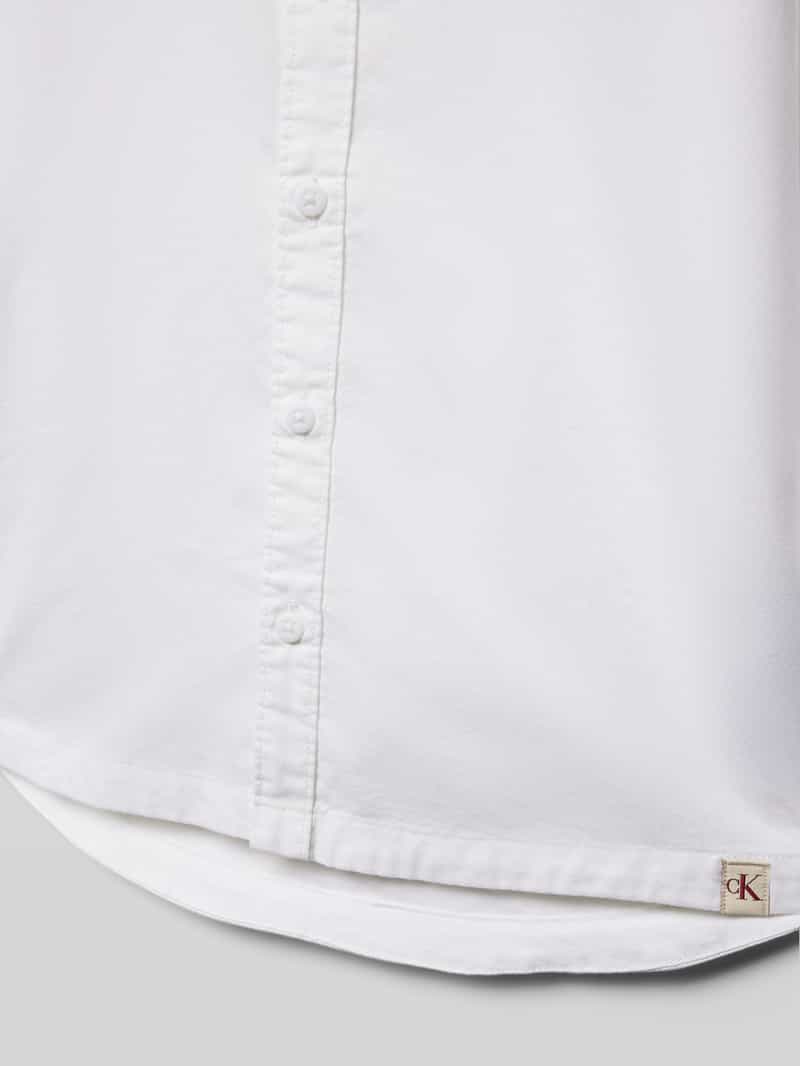Calvin Klein Jeans Regular fit overhemd met labelpatch