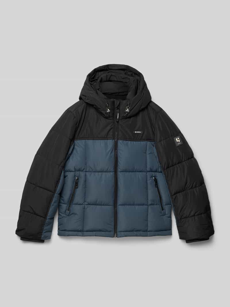 Garcia Regular fit winterjack in doorgestikte look