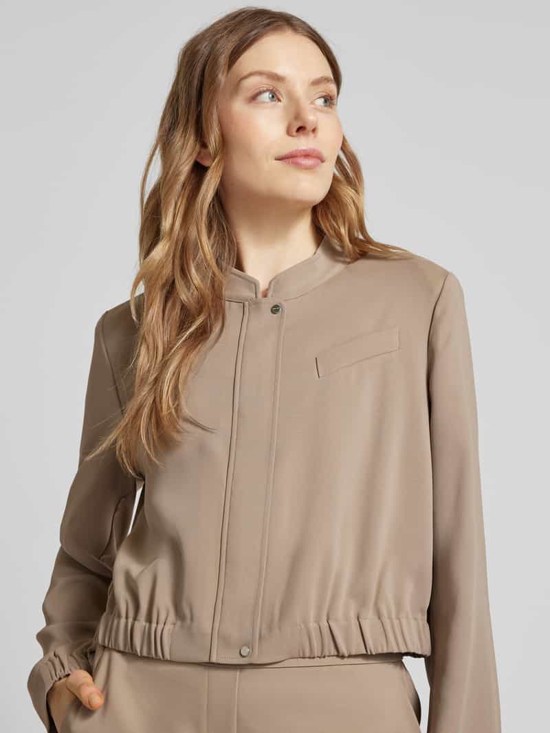 Marc Cain Blouson met opstaande kraag en elastische band