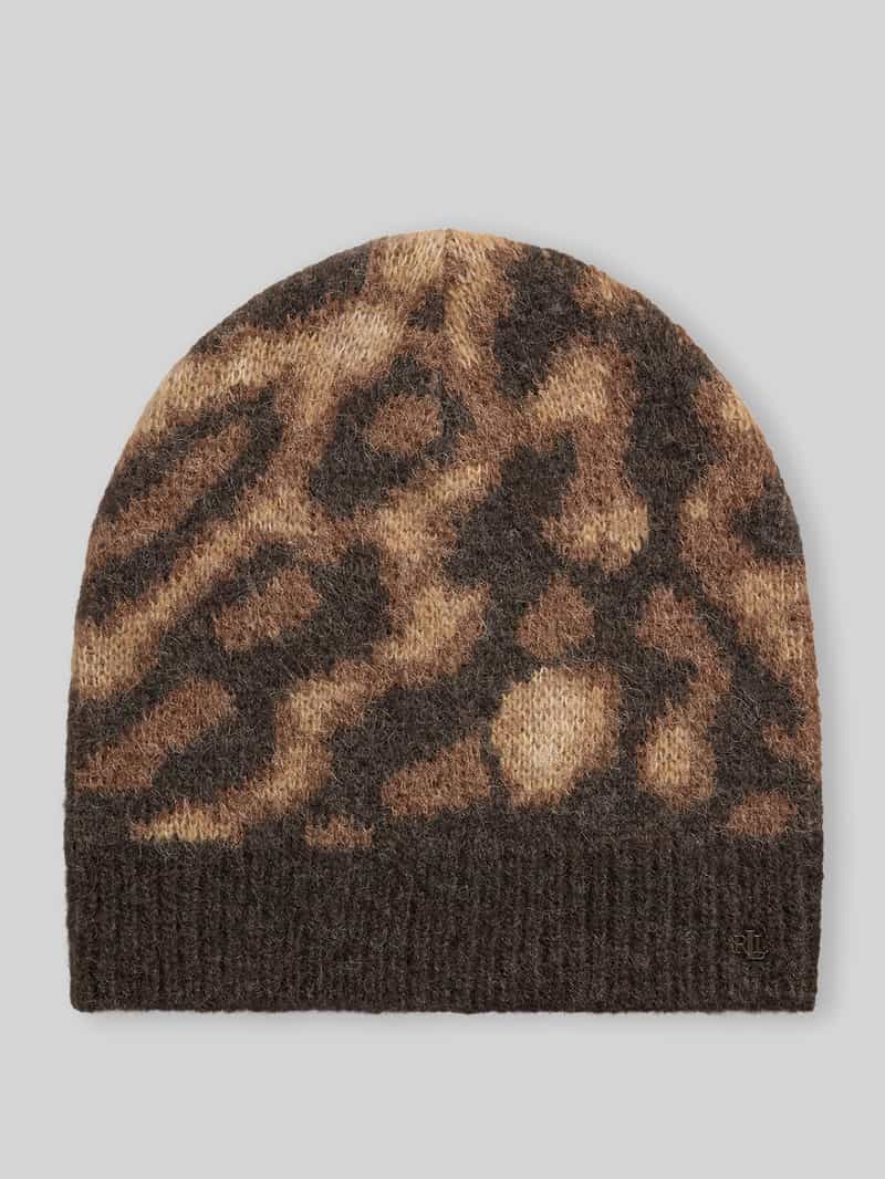 Muts van alpaca met logodetail