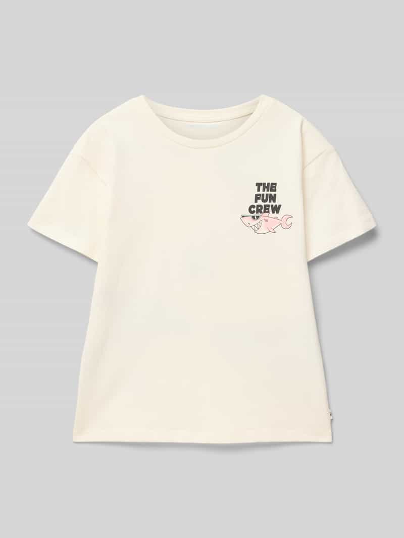 Tom Tailor Regular fit T-shirt van puur katoen