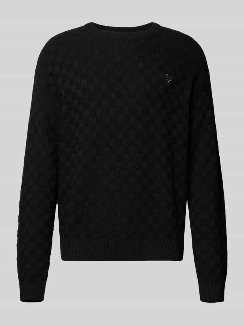 REVIEW Regular fit pullover in gebreide look