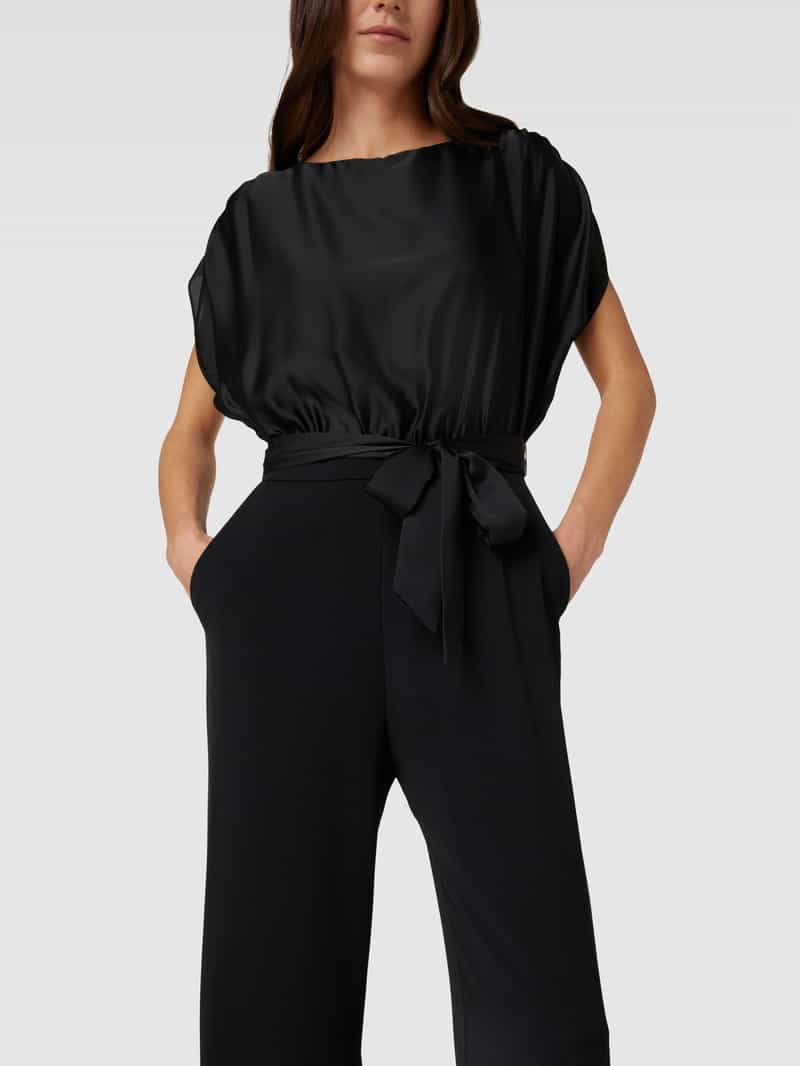 SWING Jumpsuit met ronde hals