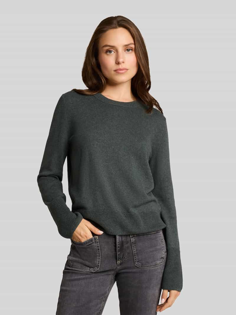Tom Tailor Pullover van kasjmier met ribboorden