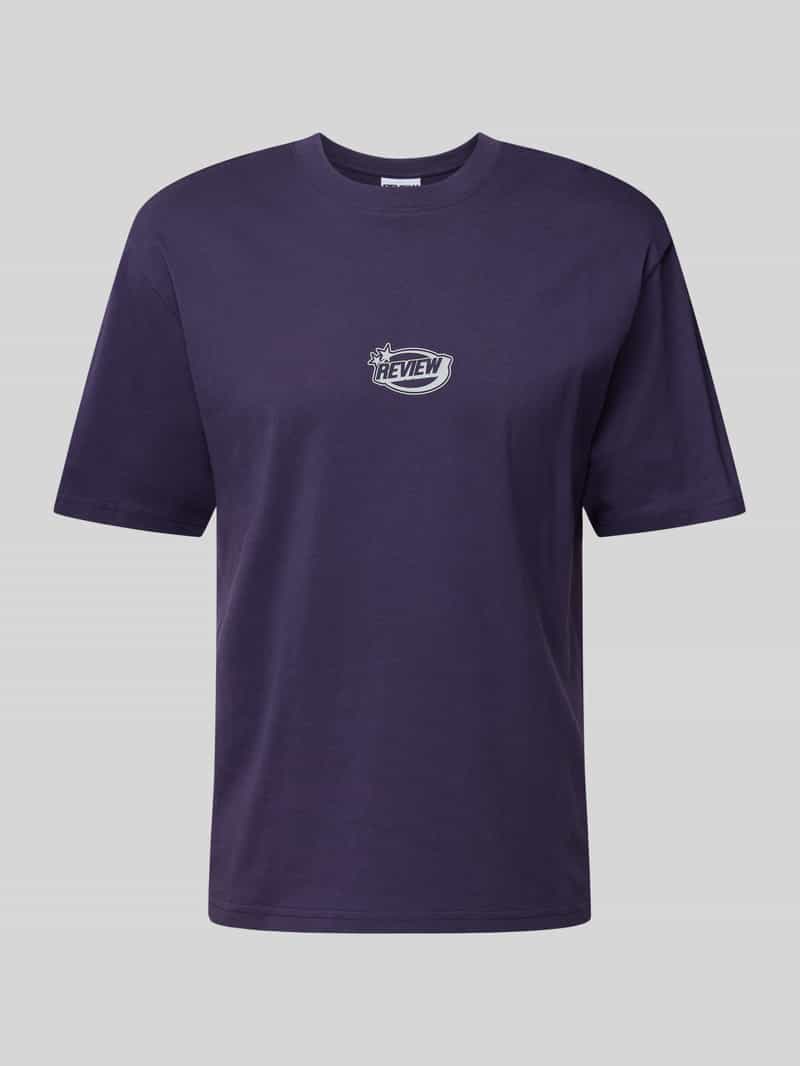 REVIEW T-shirt met labelprint