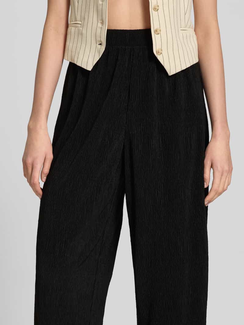 Pieces Regular fit culotte in kreuklook model 'FLORA'