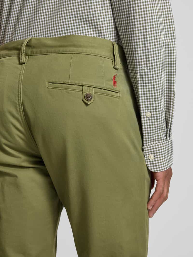 Polo Ralph Lauren Slim stretch fit chino met riemlussen