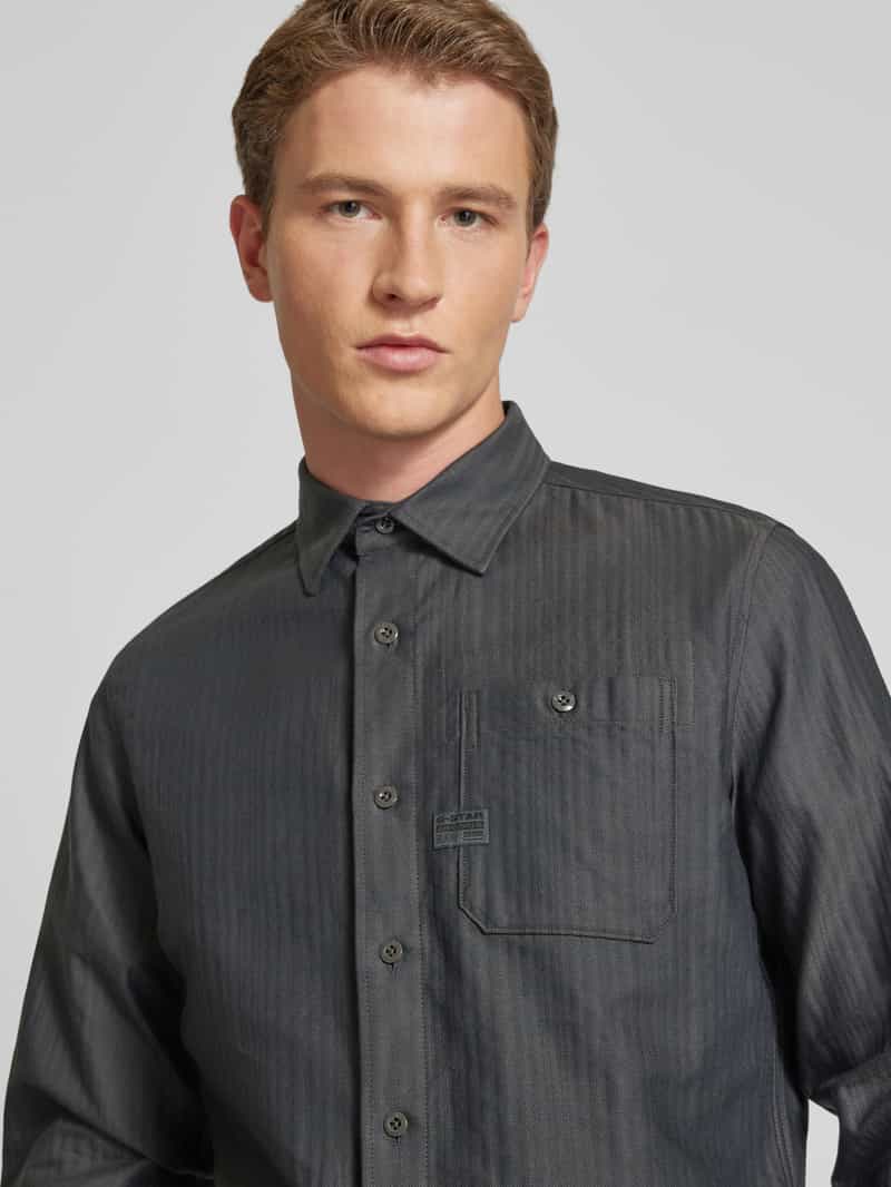 G-Star Raw Regular fit vrijetijdsoverhemd van viscose model 'Bristum'