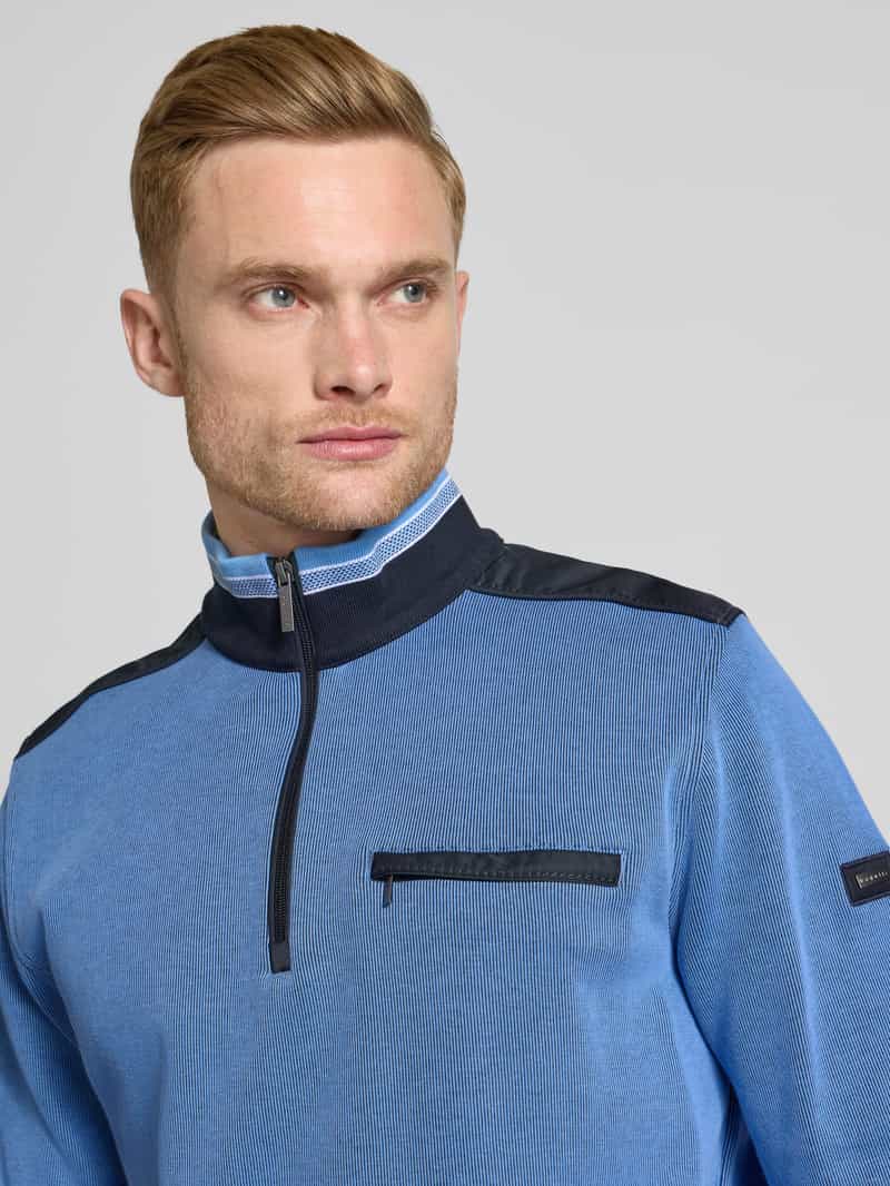 Bugatti Sweatshirt met labeldetail