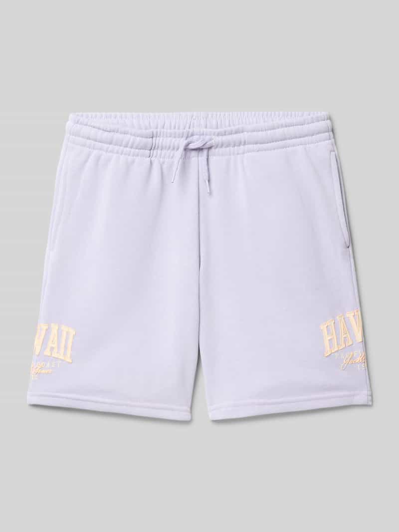 jack & jones Sweatshorts met steekzakken model 'KANE'