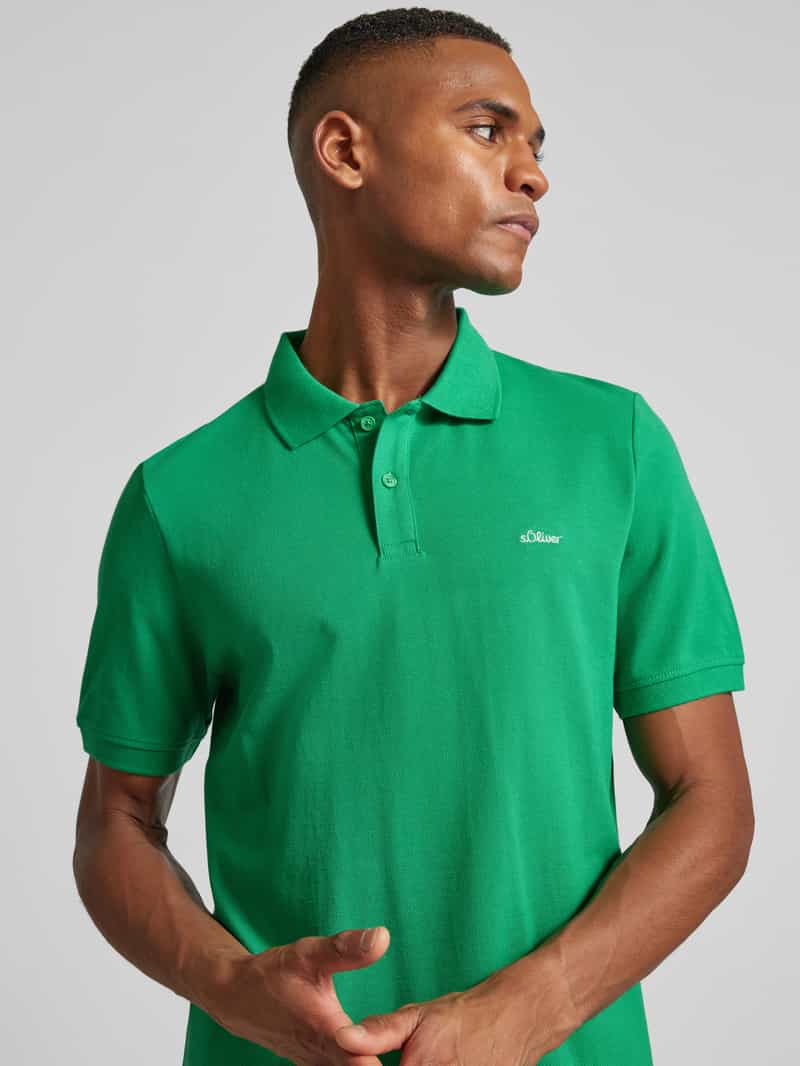 s.Oliver RED LABEL Regular fit poloshirt van katoenpiqué