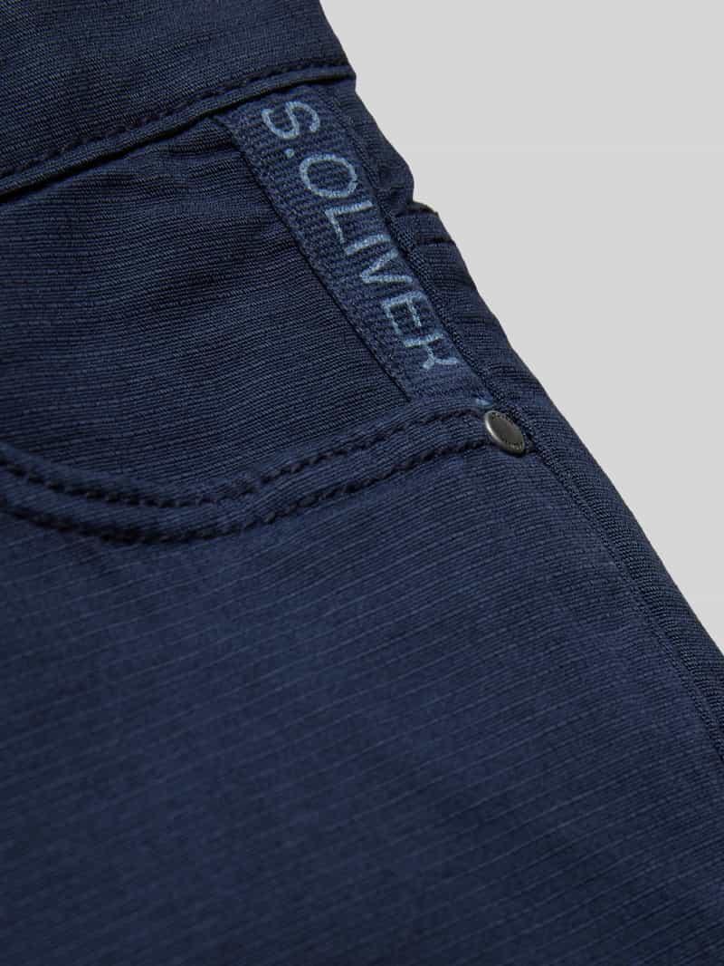 s.Oliver RED LABEL Slim fit bermuda met achterzakken