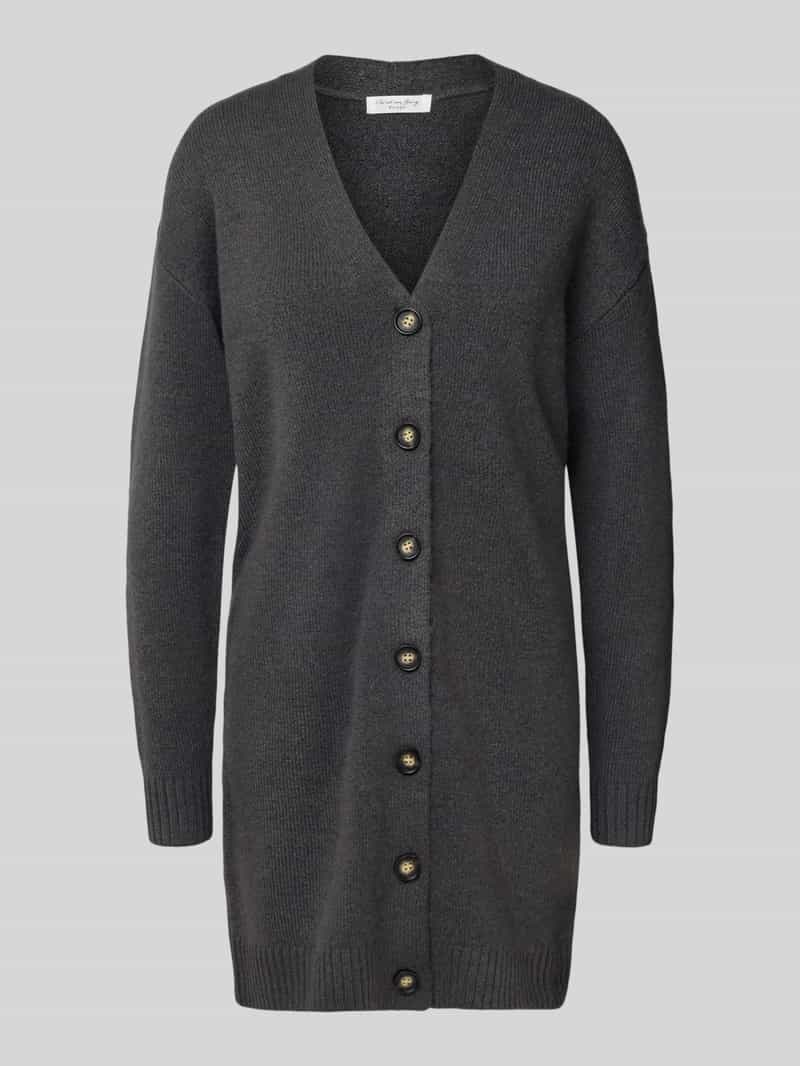 Christian Berg Woman Cardigan met V-hals en knoopsluiting