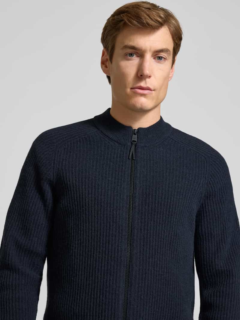 camel active Gebreid jack met ritssluiting