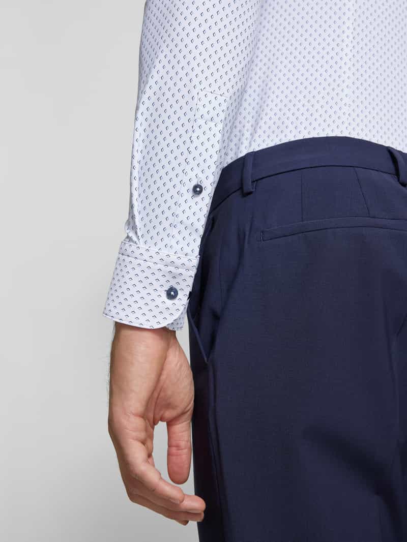 Boss Slim fit zakelijk overhemd met kentkraag model 'Hank'