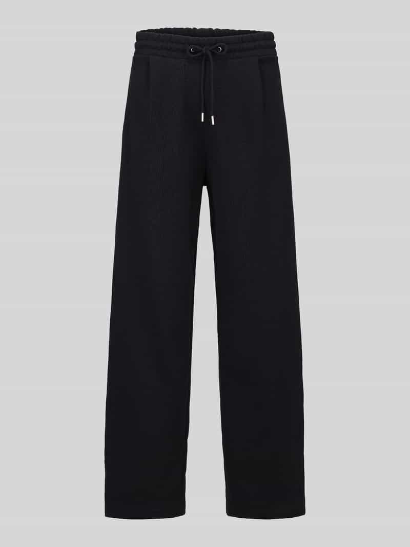 relaxed fit sweatbroek van puur katoen model 'Devropant'