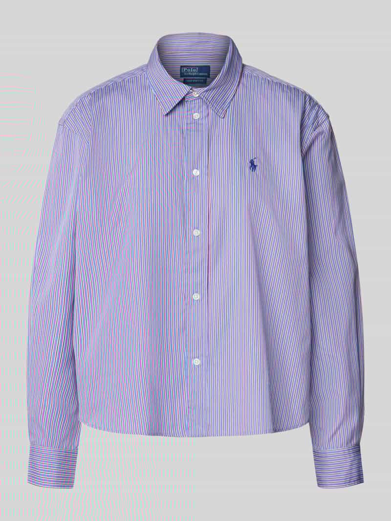 Polo Ralph Lauren Regular fit overhemdblouse met logostitching