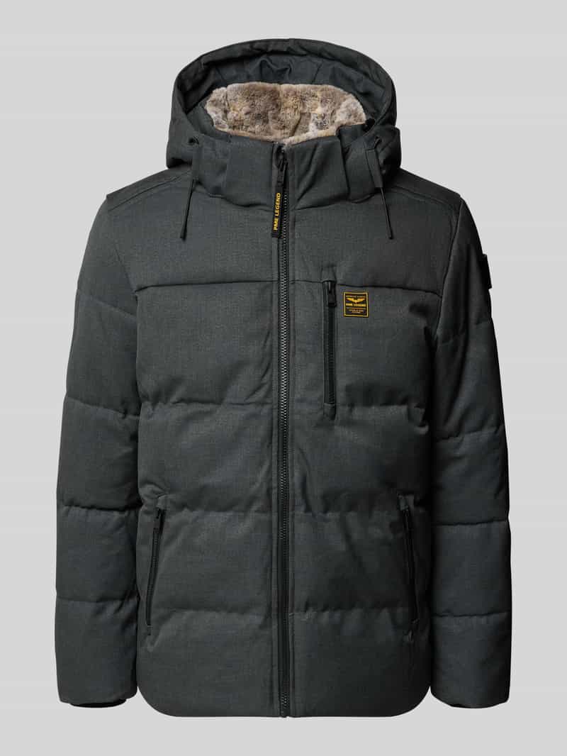PME Legend Regular fit gewatteerd jack met viscose model 'YET'