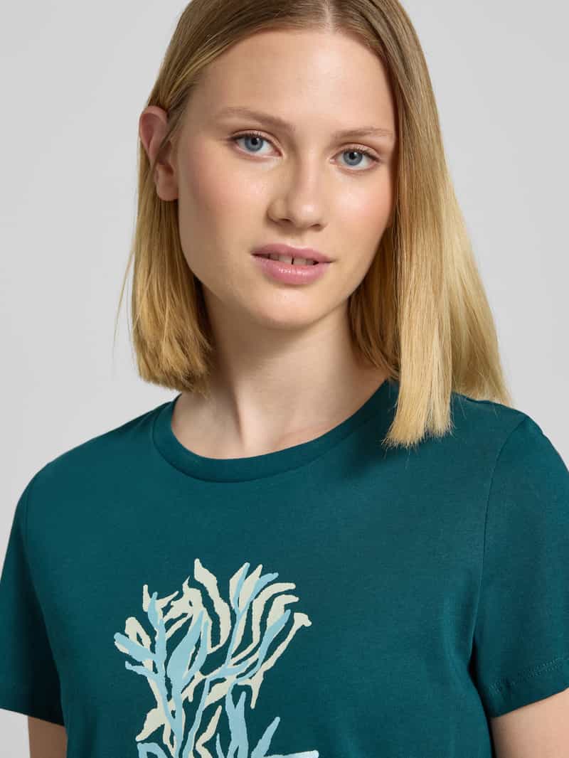Tom Tailor Regular fit T-shirt van puur katoen