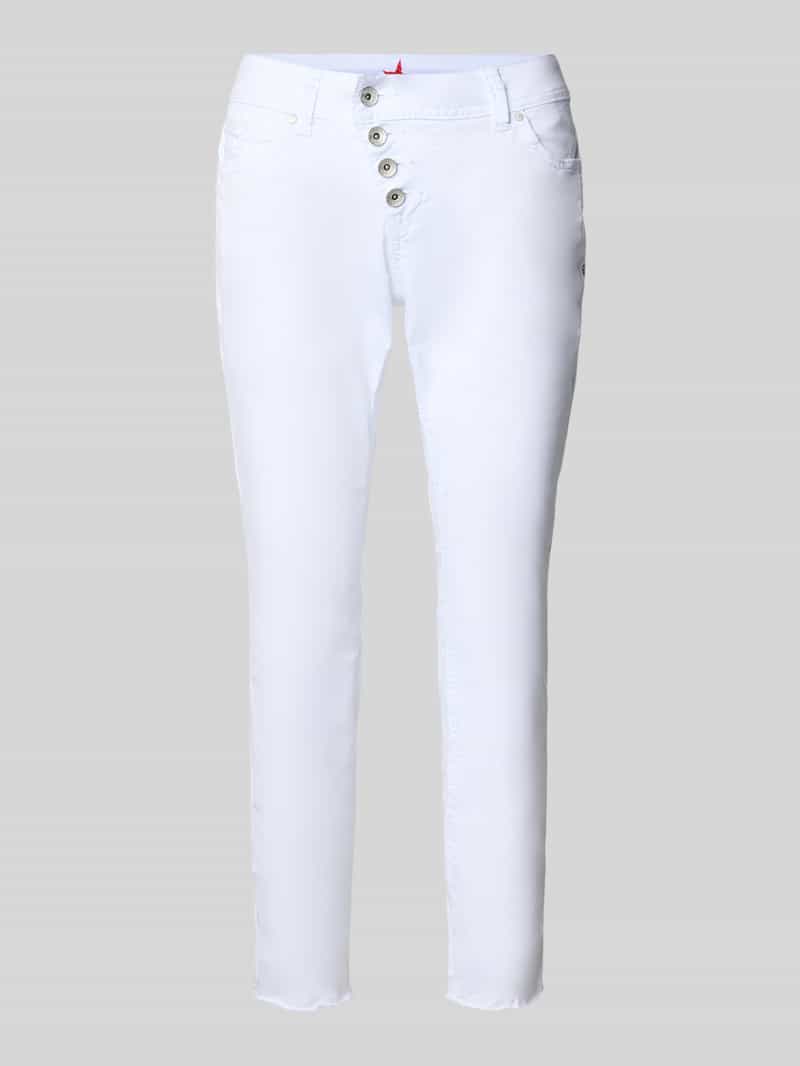 Buena Vista Slim fit broek met verkort model 'MALIBU'