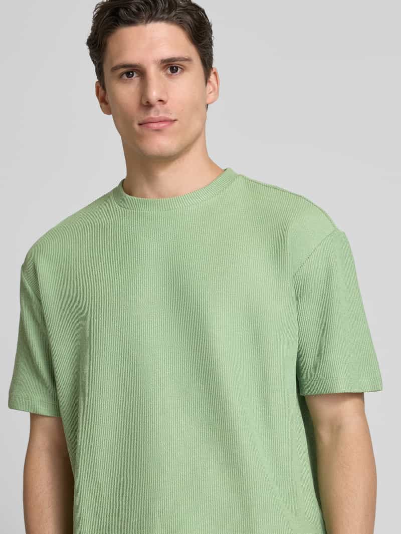 MCNEAL T-shirt met structuurmotief
