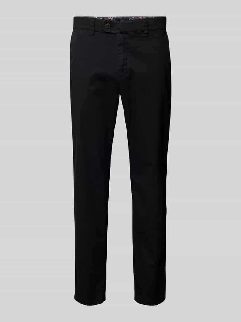 comfort fit stoffen broek met Franse steekzakken model 'JIM'