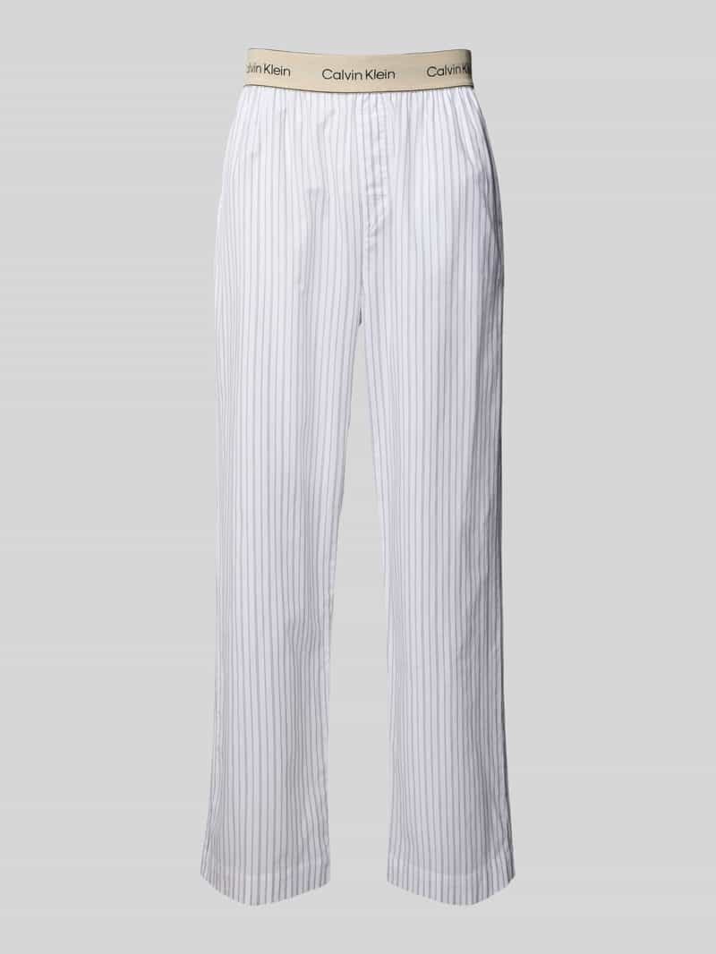 Calvin Klein Underwear Relaxed fit pyjamabroek met logostitching model 'Sleep'