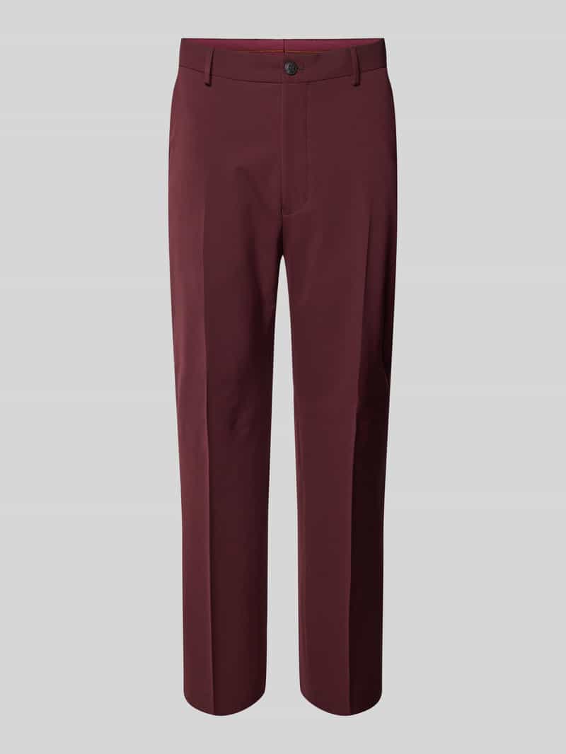 Selected Homme Slim fit stoffen broek met persplooien model 'LIAM'