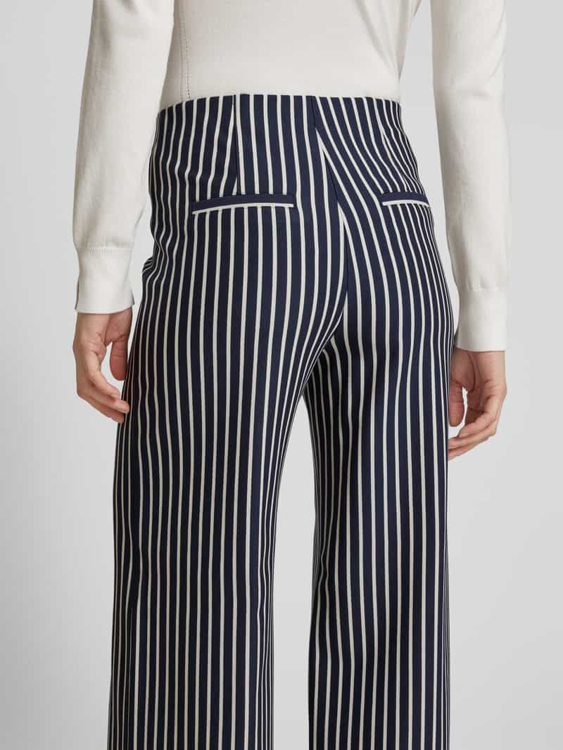 SEDUCTIVE Wide leg stoffen broek met elastische band model 'KIMBERLY'