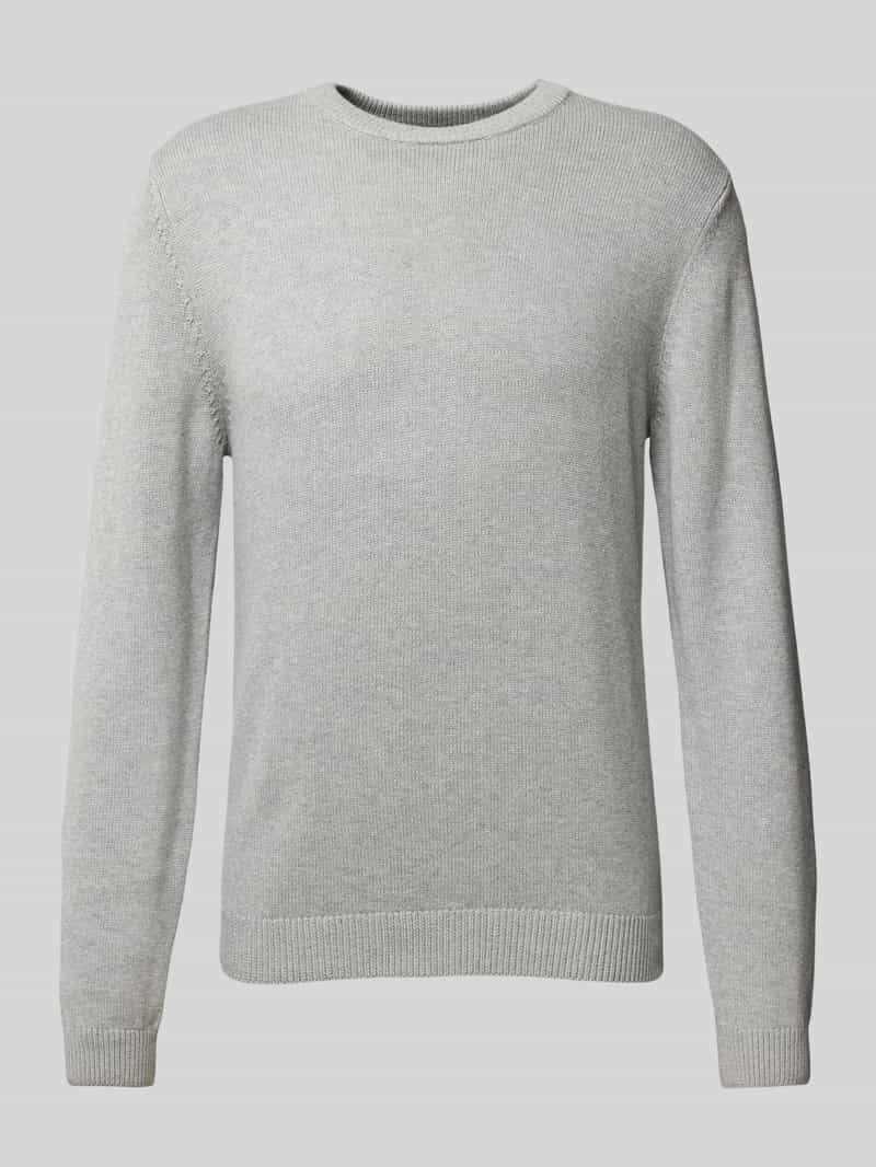 Gebreide pullover met ronde hals