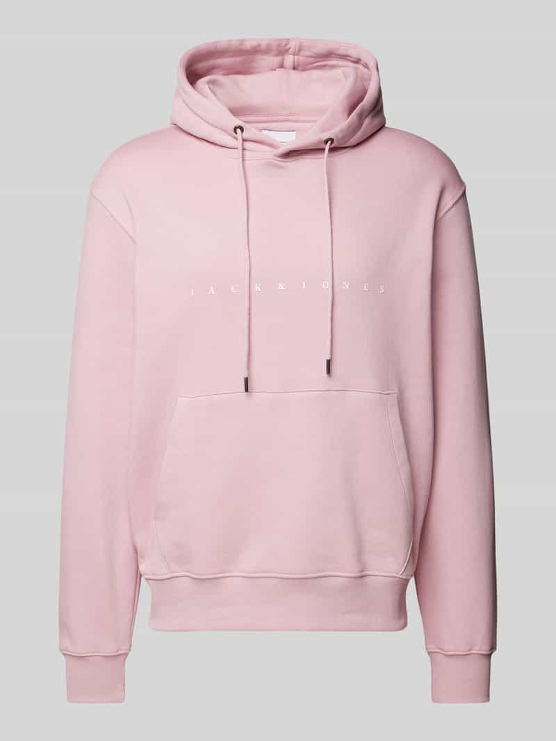 jack & jones Hoodie met labelprint