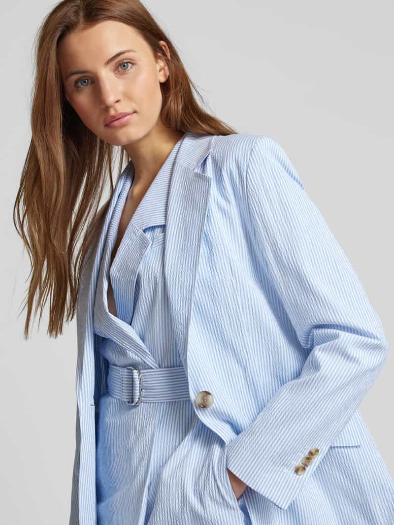 Boss Knielange jurk met tailleriem model 'Drupe'