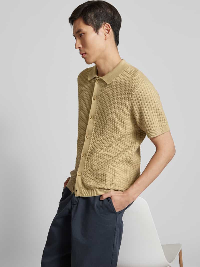 casual friday Regular fit vrijetijdsoverhemd met polokraag model 'CONNER'