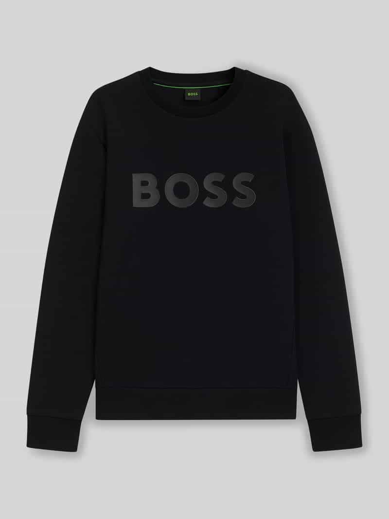 BOSS Green Regular fit sweatshirt van katoenmix model 'SALBO'