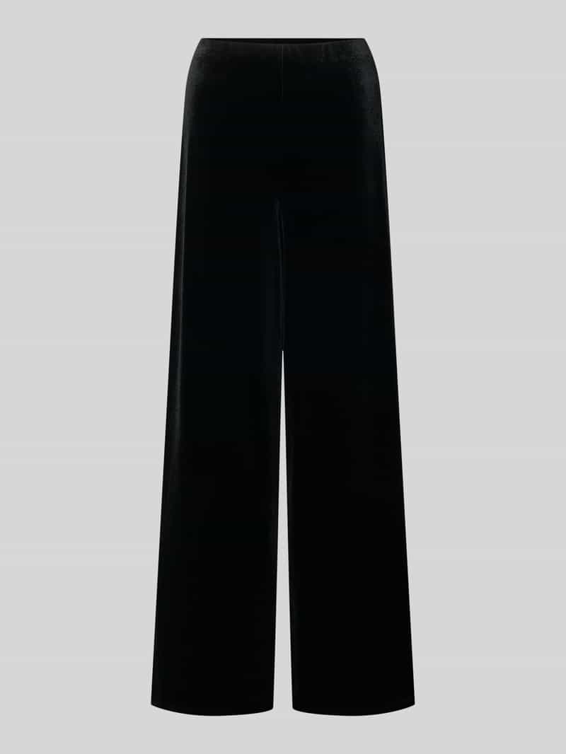 Apricot Wide fit stoffen broek van fluweel model 'Possible'