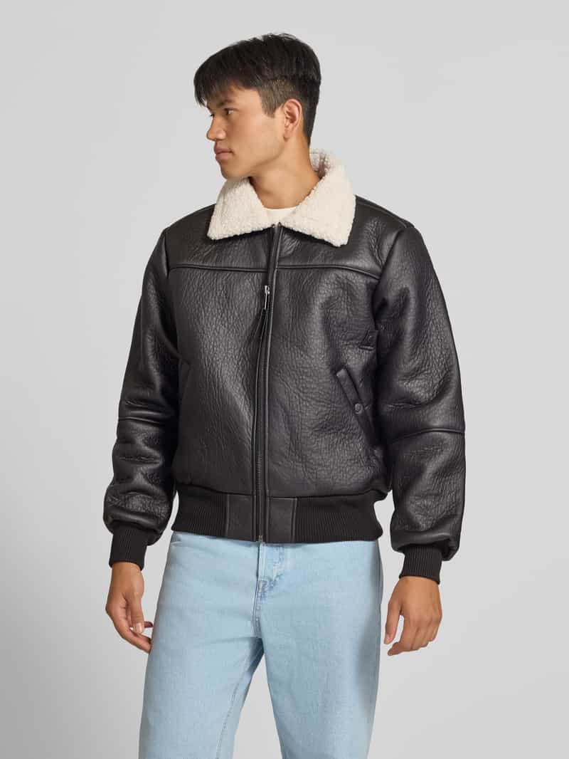 alpha industries Regular fit bomberjack met kentkraag
