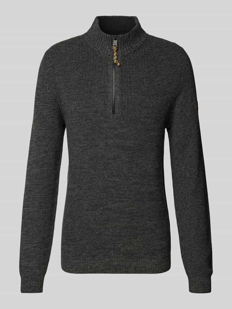 camel active Gebreide pullover met ribboorden
