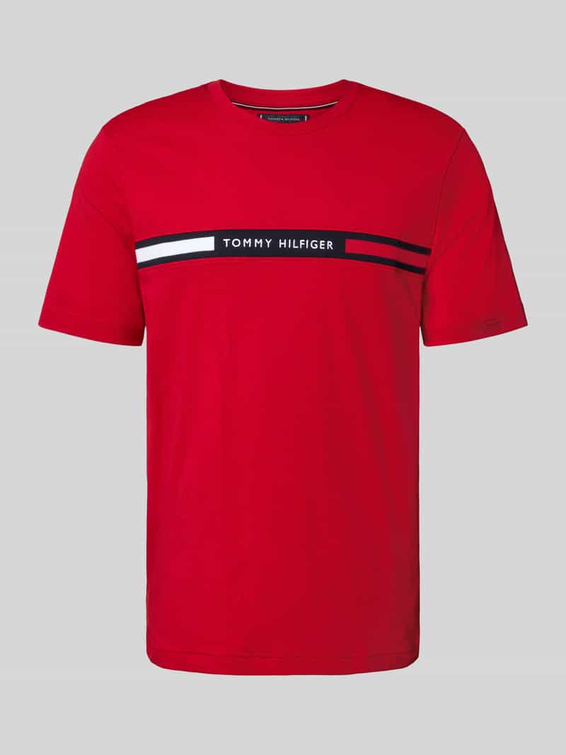 Tommy Hilfiger Regular fit T-shirt van puur katoen