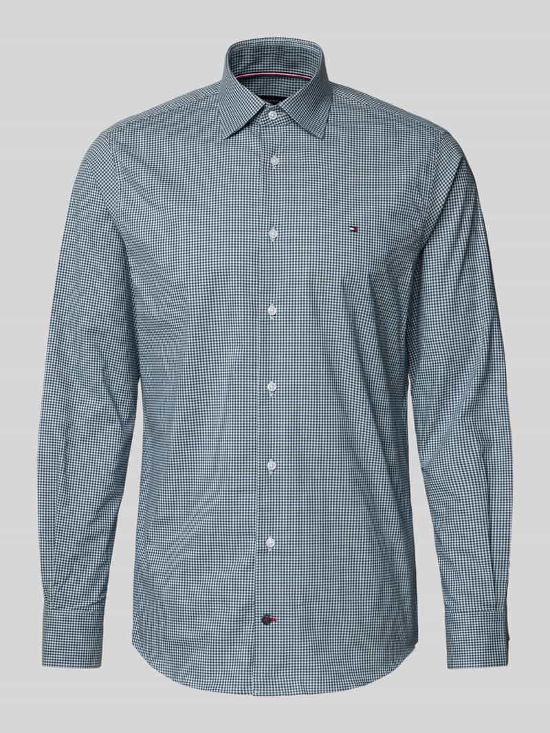 Tommy Hilfiger Regular fit zakelijk overhemd van katoenmix
