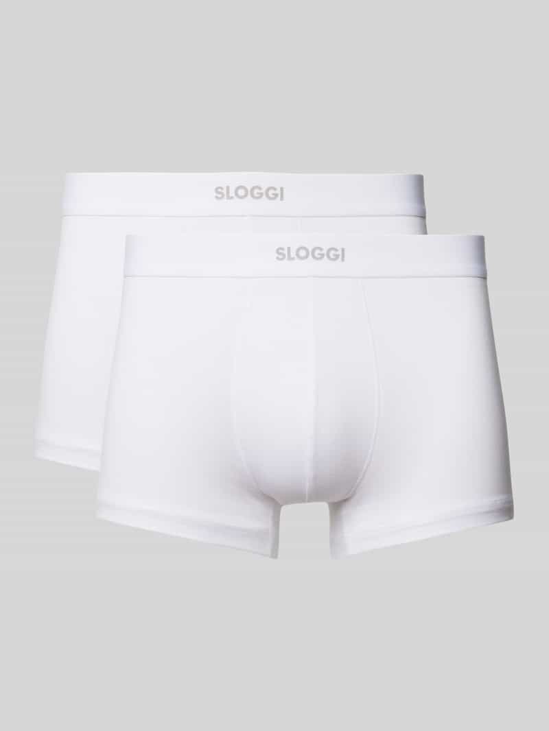 Sloggi Boxershort met elastische band met label