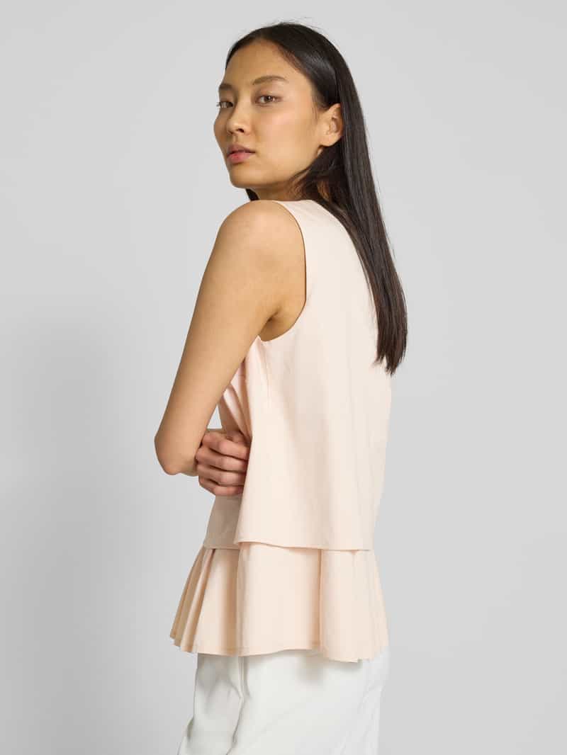 Marc Cain Regular fit blousetop in laagjeslook