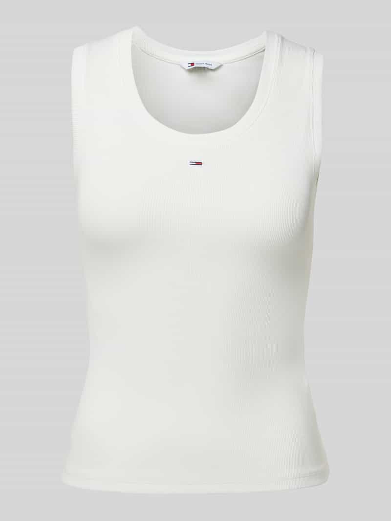 Tommy Jeans Tanktop met boothals model 'ESSENTIALS'