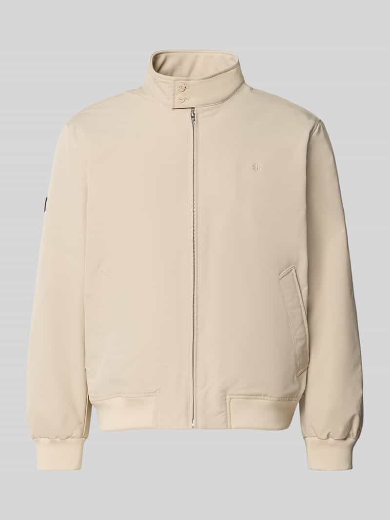Superdry Regular fit jack met gestikt logo model 'HARRINGTON'