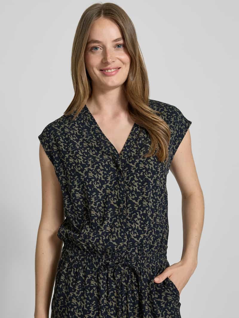 Opus Jumpsuit met volantmouwen model 'Moneli'