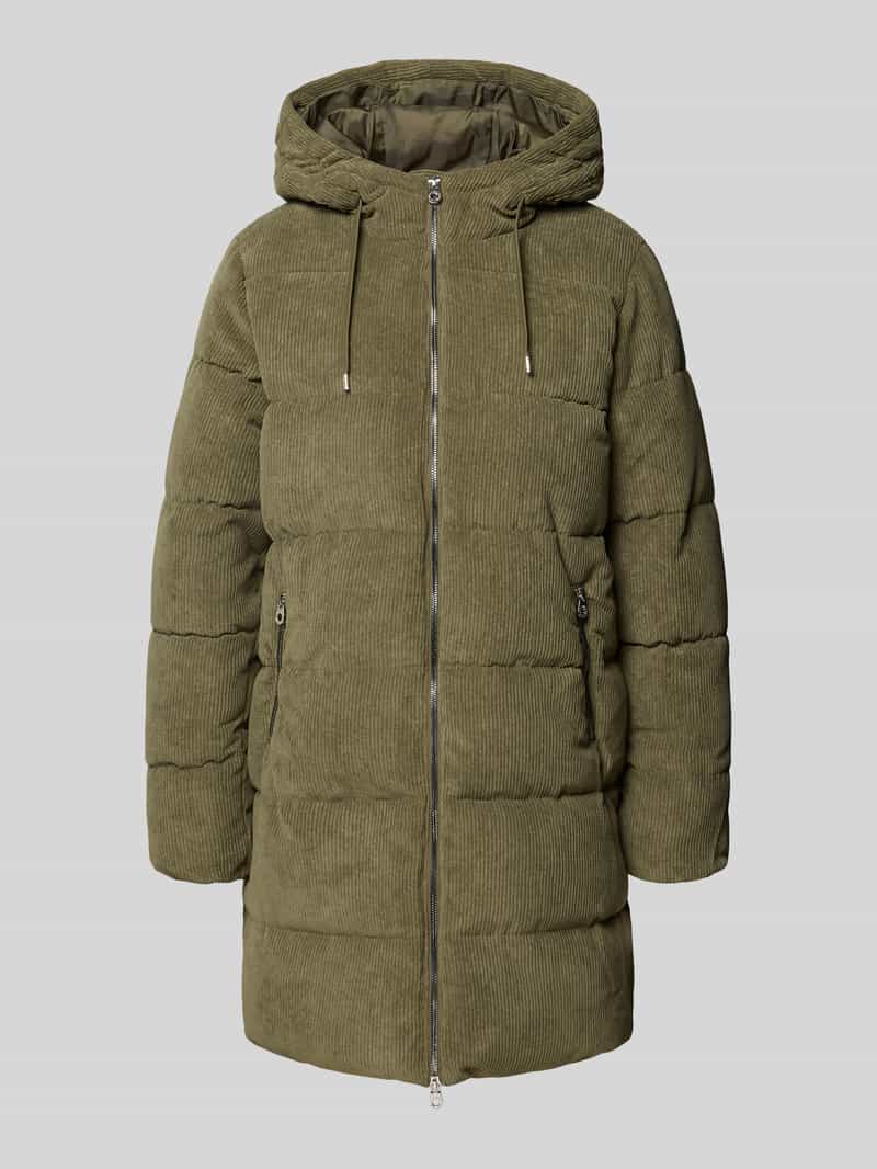 Only Regular fit gewatteerde mantel met capuchon model 'DOLLY'