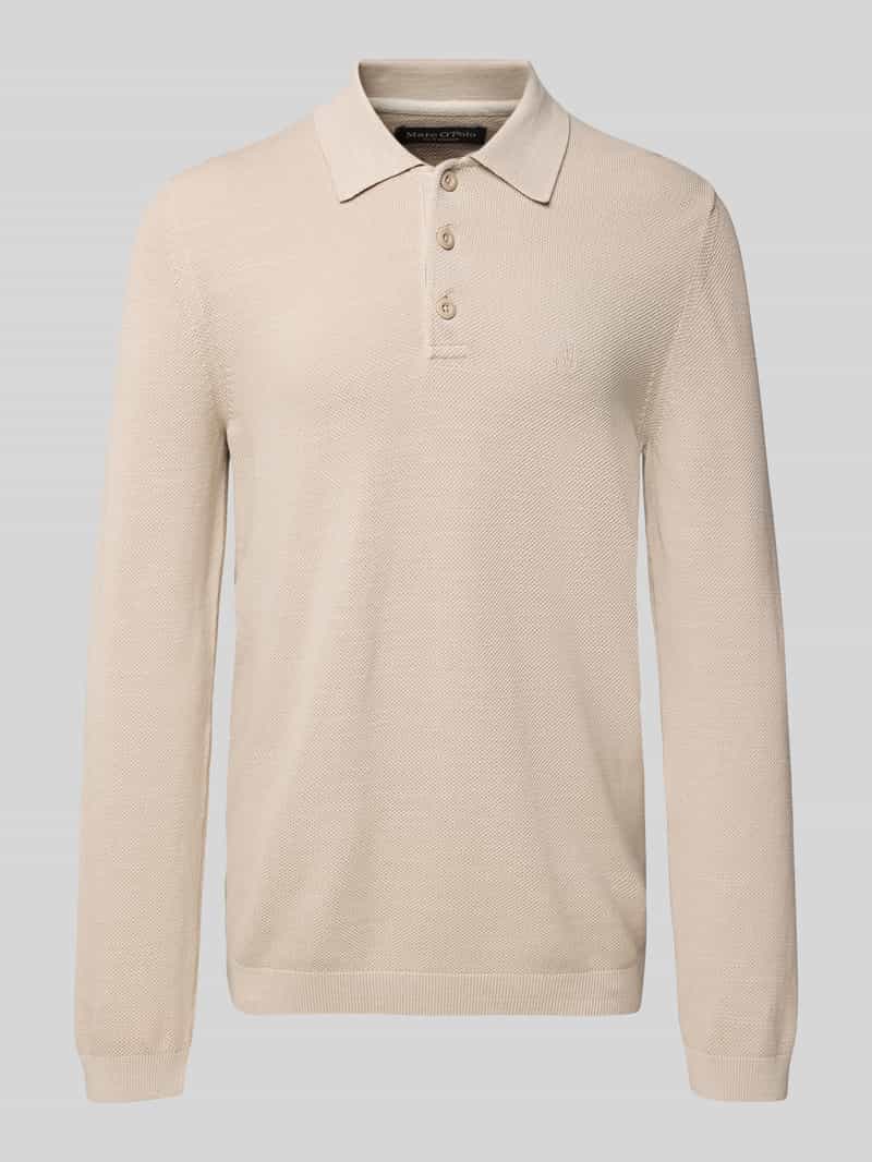 Marc O'Polo Regular fit gebreid shirt van puur katoen