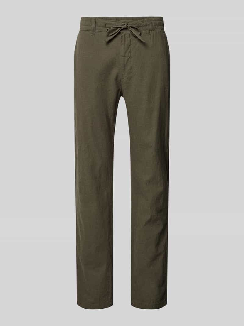 lindbergh Stoffen broek met tunnelkoord