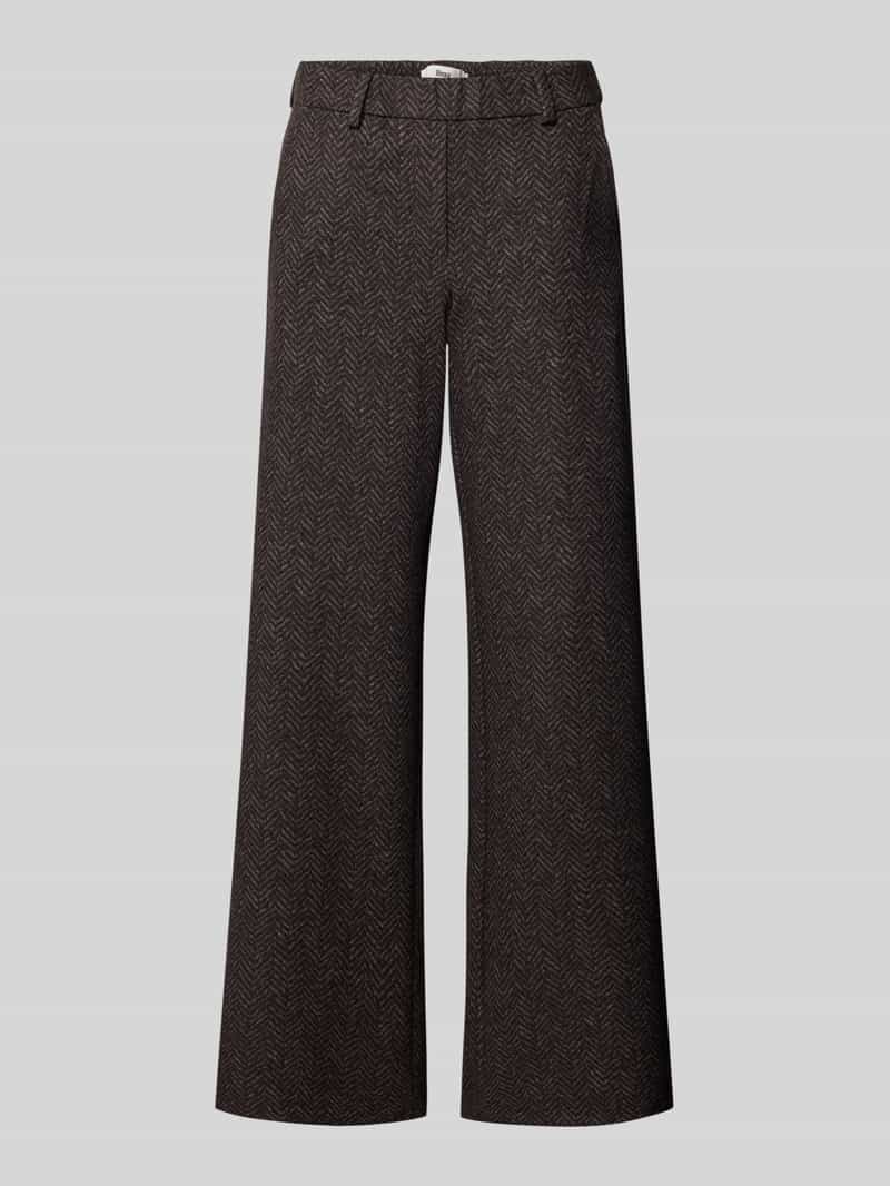 Brax Dames Palazzobroek  Style MAINE BRUNETTE, donkerbruin, maat 42